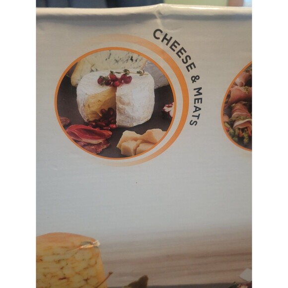 NIB Wolfgang Puck Slate Tray with 3 Cheese Knives Charcuterie Set - Picture 6 of 10